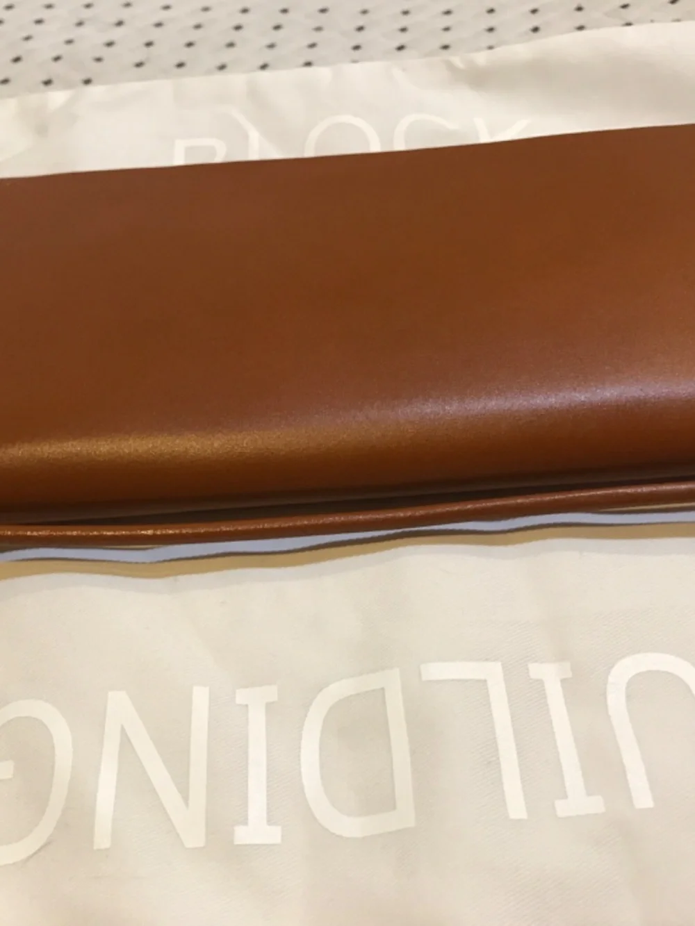 Building Block clutch w/ zipper with bag worn once.